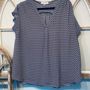 Womens short sleeve blouse